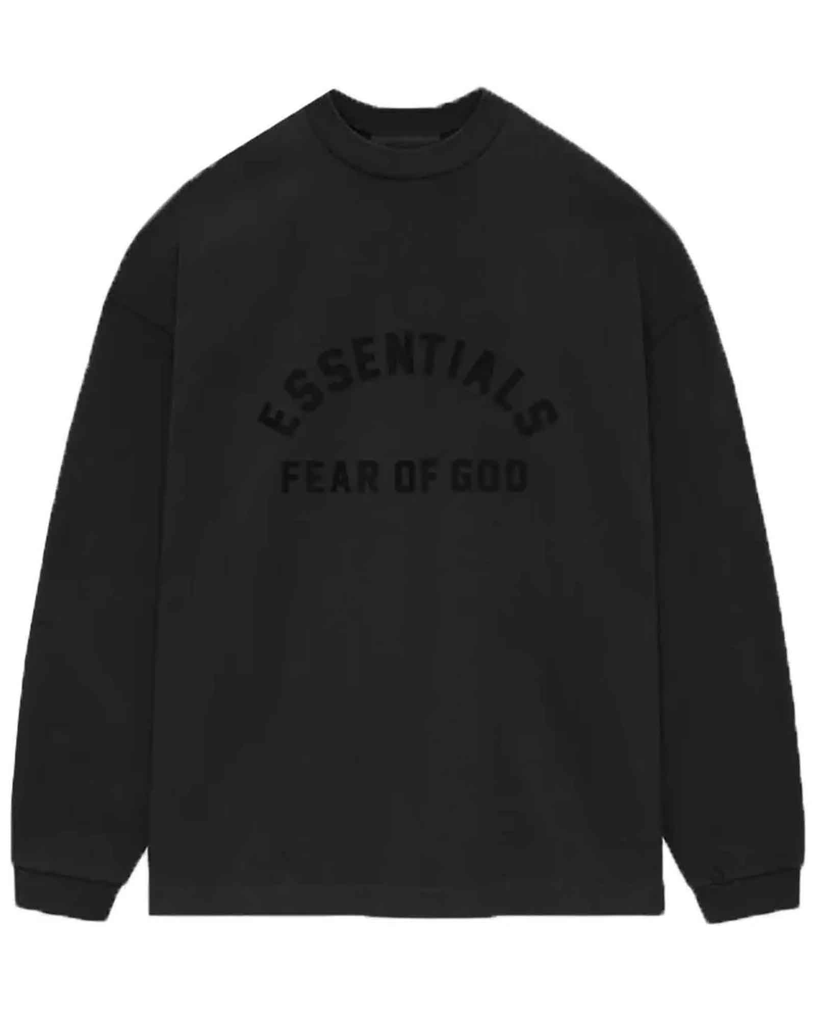 エッセンシャルズ/ESSENTIALS L/S TEE/125SU242010F/ロンT/BLACK