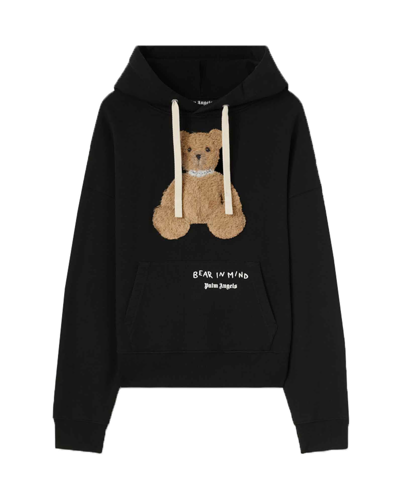 パームエンジェルス/BEAR IN MIND HOODY/PMBF24-0012/プルオーバーパーカー/1060 BLACK BROWN