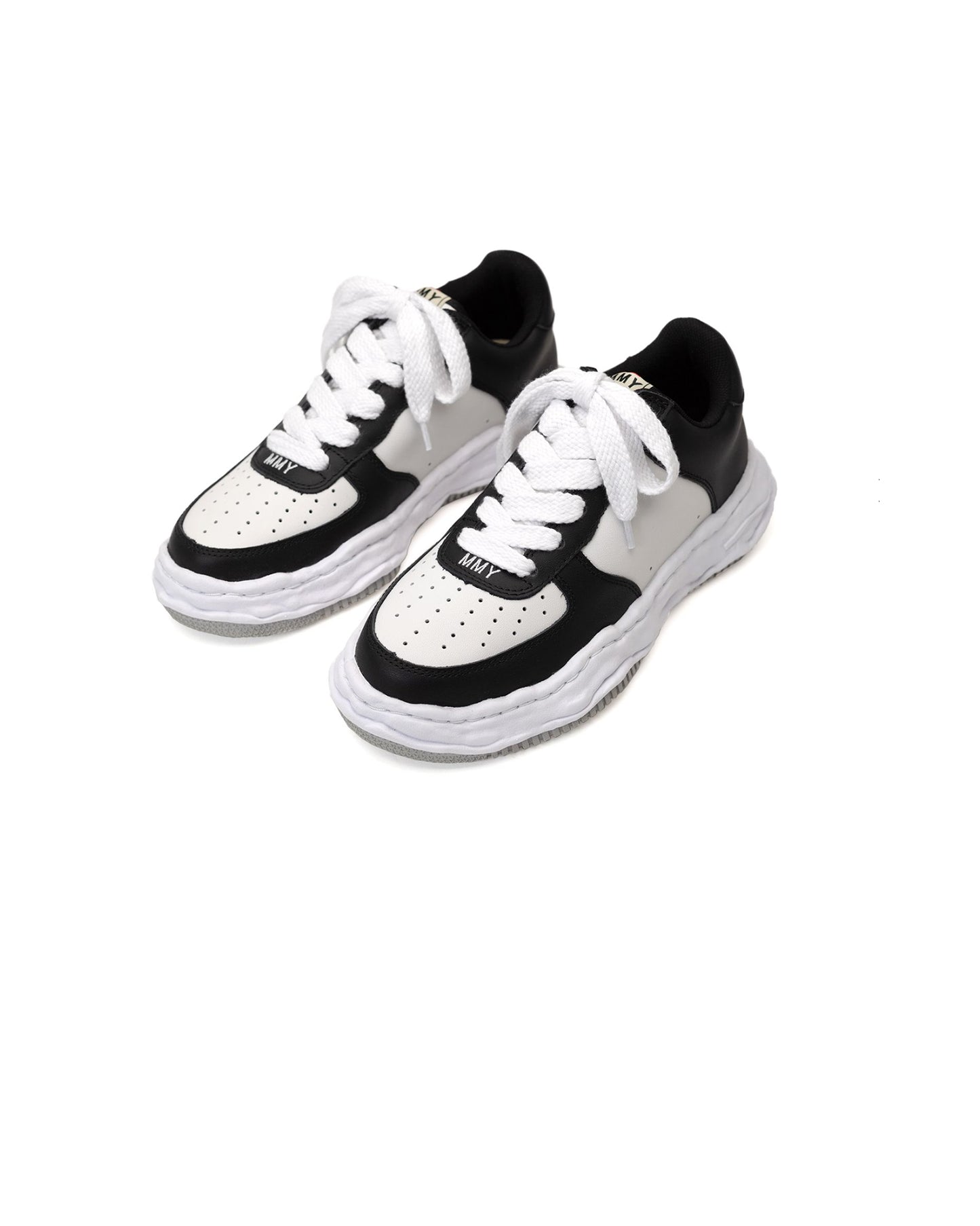 WAYNE LOW/LEATHER / A08FW706(ウェインレザー) Black/White