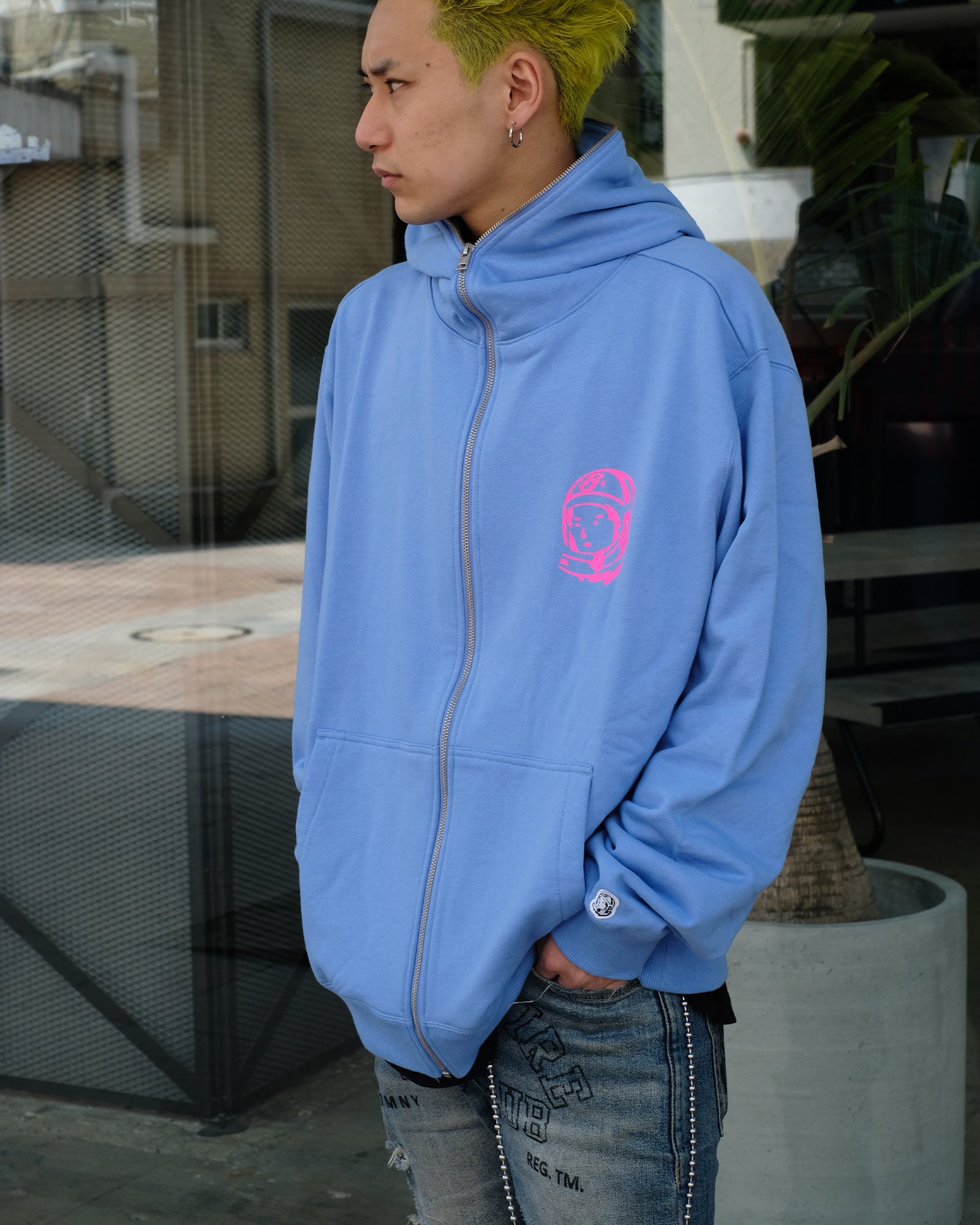 BB HELMET ZIP THROUGH HOODIE (ジップアップパーカー) PROVENCE