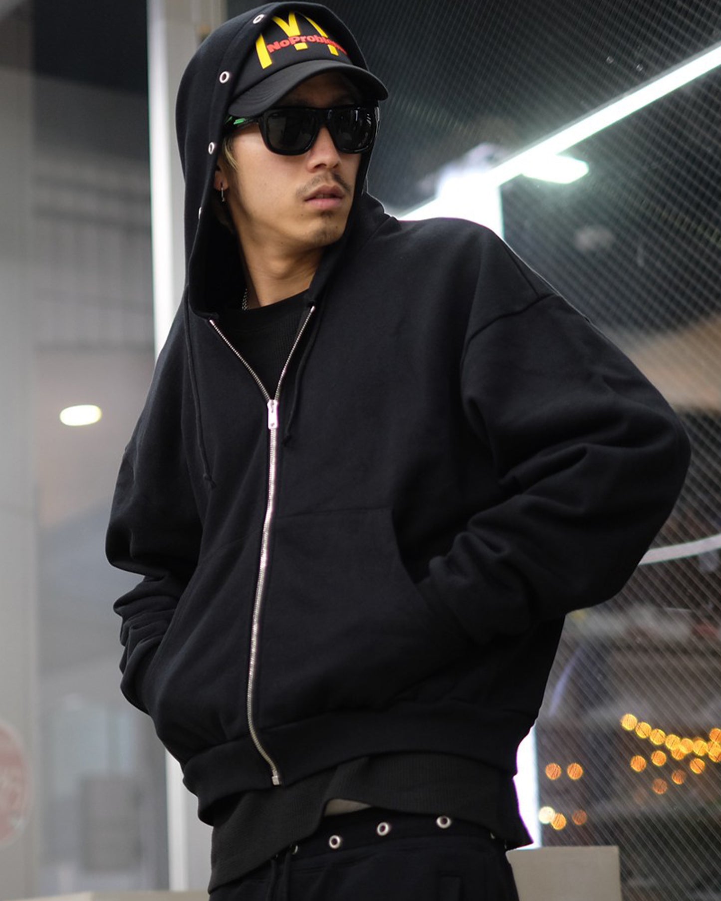 Metal Zip Parka