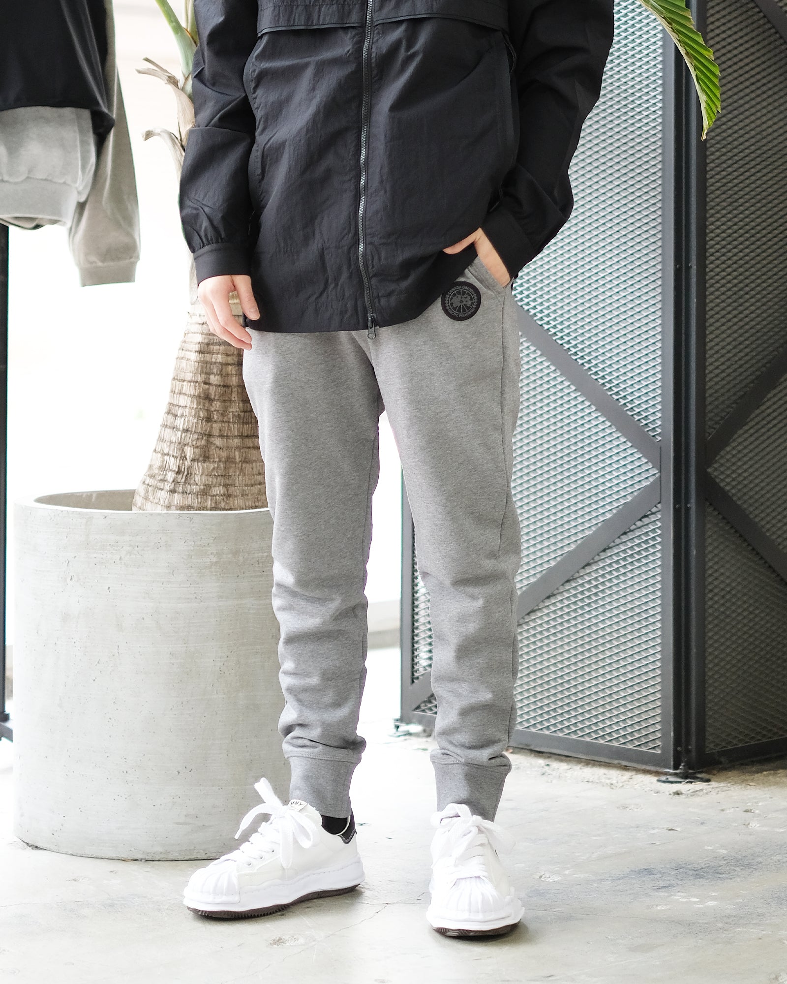 カナダグース/Huron Pant Black Label/スウェットパンツ/Grey