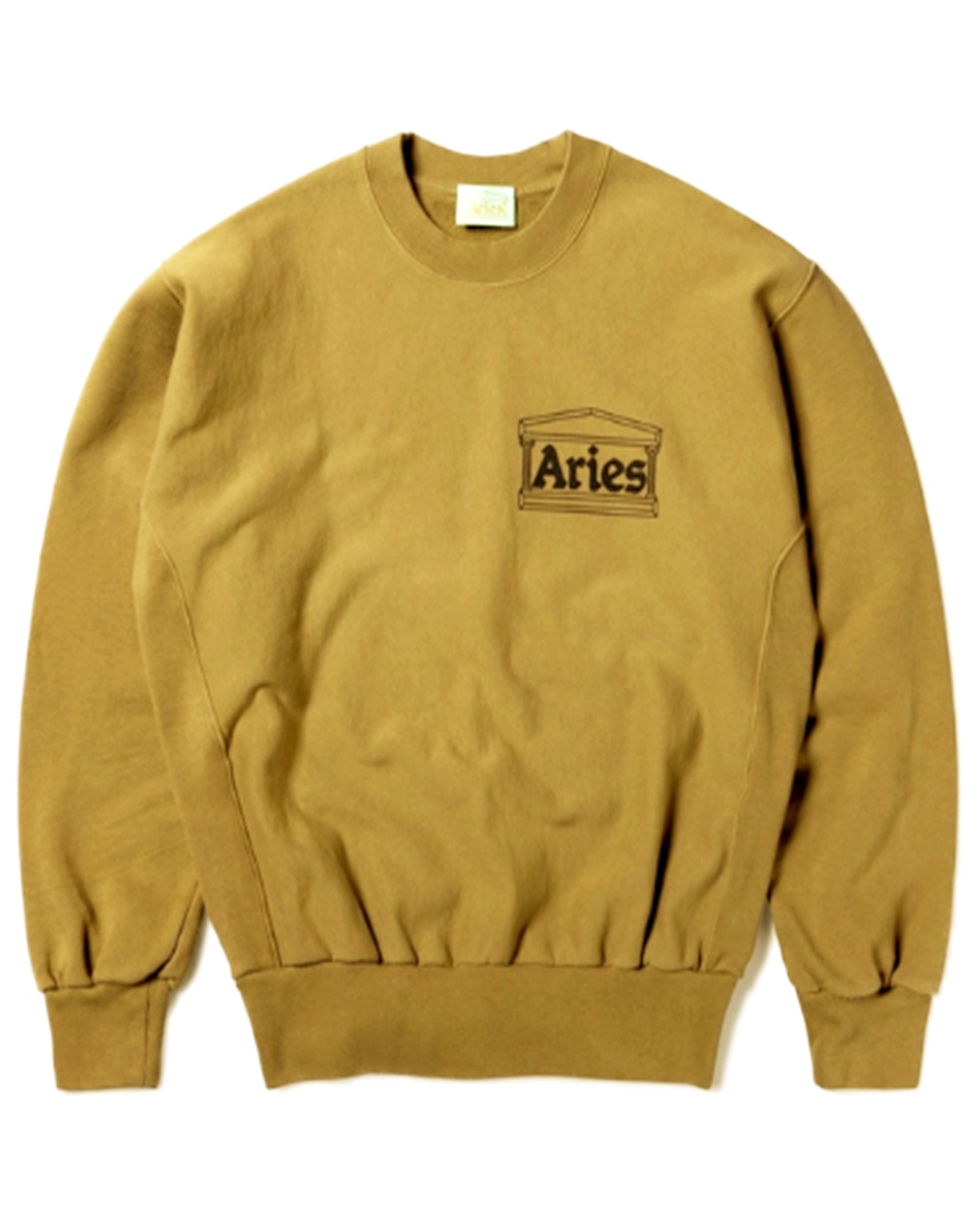 アリーズ/Premium Temple Sweatshirt/スウェット/CAMEL
