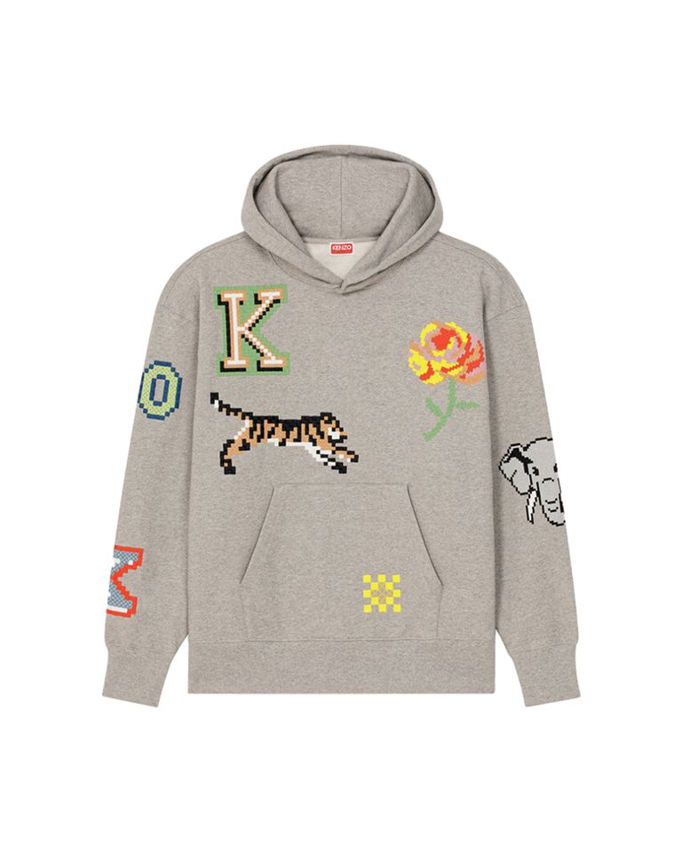 KENZO PIXEL OVERSIZE HOODIE – Application