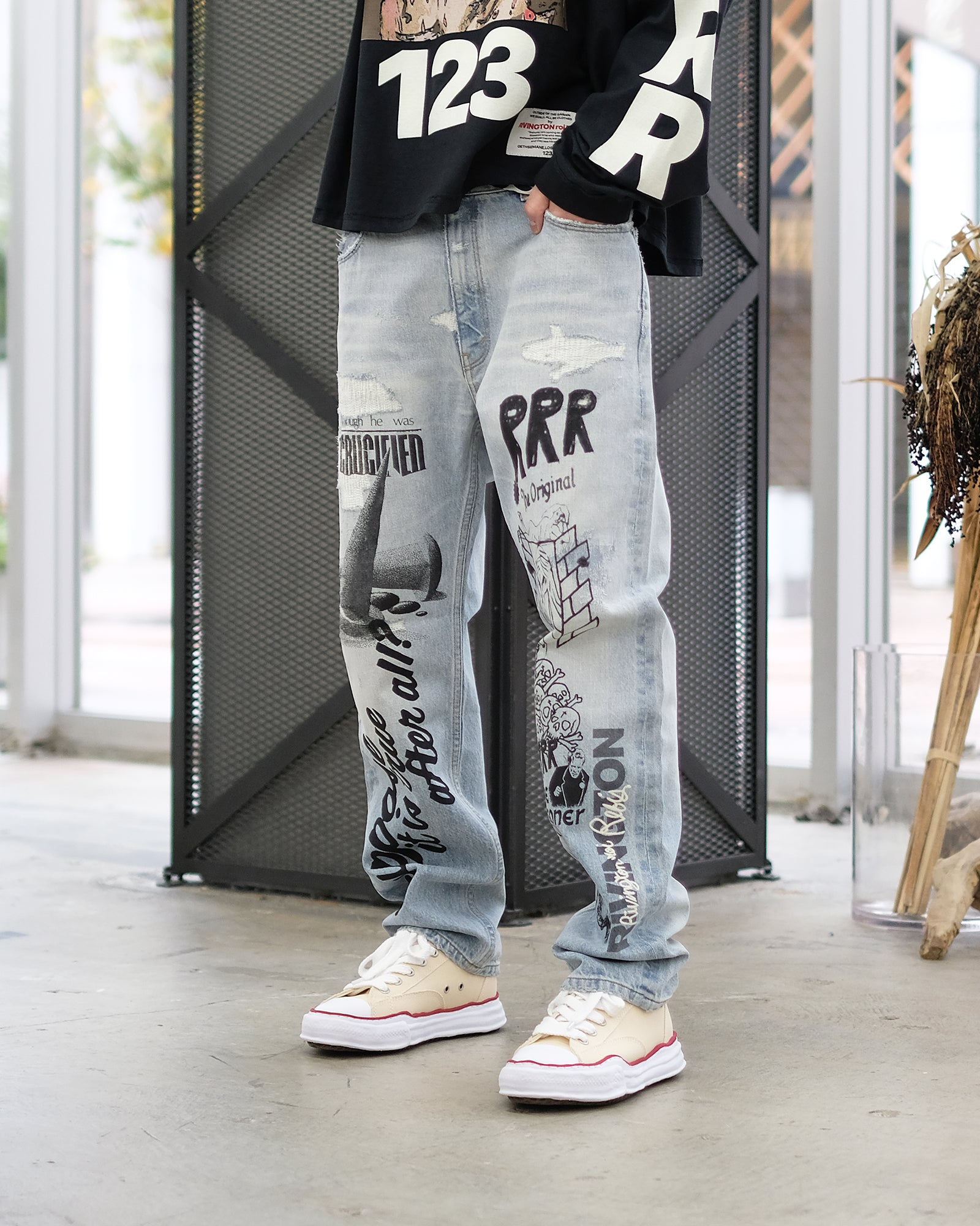 CRUCIFIED DENIM PANT (デニムパンツ) Indigo