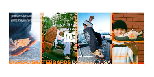 Diaspora skateboards x DC　6月10日（土）発売