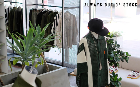 KING-MASA氏が電撃来店 ALWAYS OUT OF STOCK POP-UP