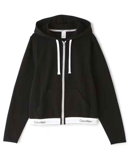 カルバンクライン/QS5667/FULL ZIP HOODIE/ジップパーカー/UB1-BLK