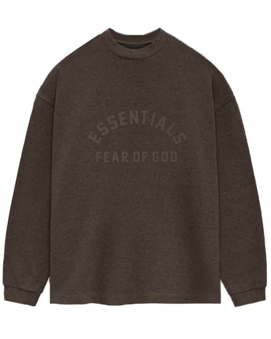 エッセンシャルズ/ESSENTIALS L/S TEE/125SU242012F/ロンT/HEATHER WOOD