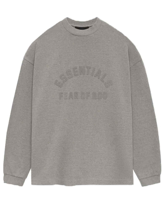 エッセンシャルズ/ESSENTIALS L/S TEE/125SU242011F/ロンT/HEATHER GREY