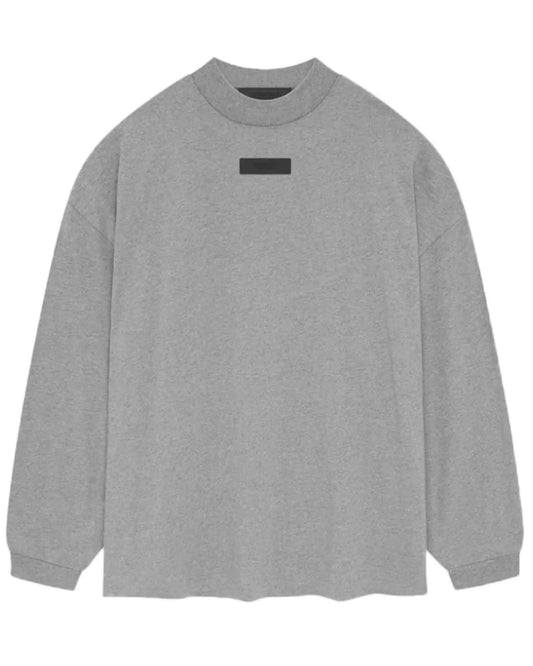 エッセンシャルズ/LONGSLEEVE SHIR/125SP244203F/ロンT/DARK HEATHER OATMEAL