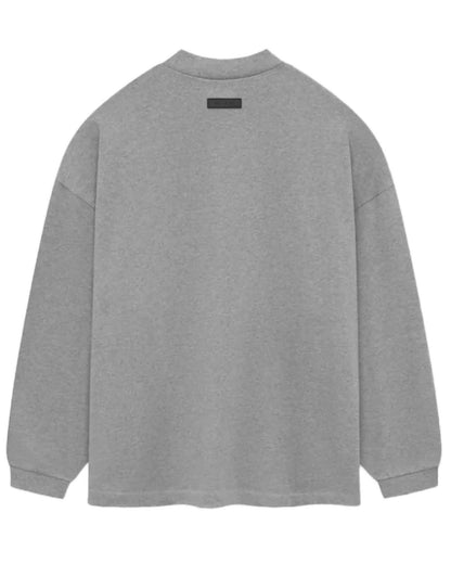 エッセンシャルズ/LONGSLEEVE T-SHIRT/125SP242013F/ロンT/DARK HEATHER OATMEAL