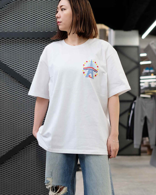 ケンゾー/DRAWN VARSITY SLIM T-SHIRT/Tシャツ/Off White
