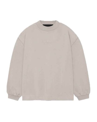 エッセンシャルズ/ESSENTIALS LS TEE/785BT231022K/ロンT/SILVER CLOUD/(Kids)