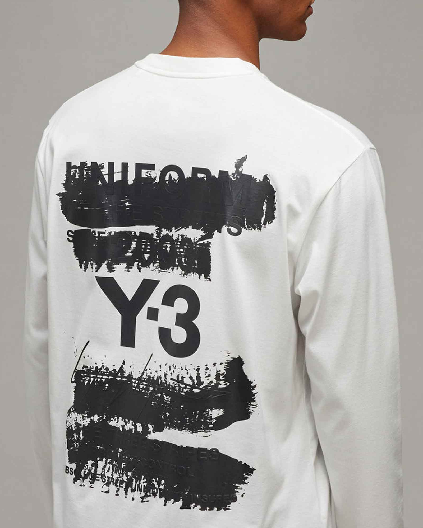 ワイスリー/Y3-S25-0000-236/U GFX LS TEE/ロンT/CORE WHITE