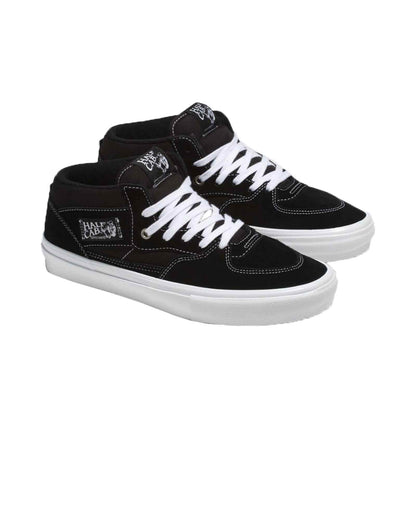 ヴァンズSB/Mn Skate Half Cab/スケートハーフキャブ/スニーカー/BLK/WHT