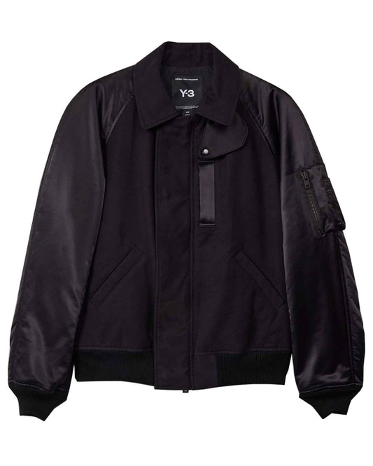 Y3/Y3-A24-0000-119/AOP NYL CREW/CREW/BLK+MULTCO