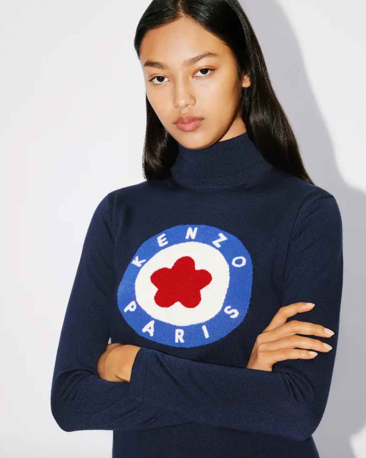 KENZO/LIGHT TURTLENECK JUMPER/POLO NECK/Blue