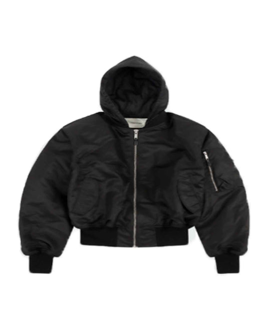 Entire Studio/HOODED BROAD BOMBER/ES2539OI/Bomber Jacket/OIL