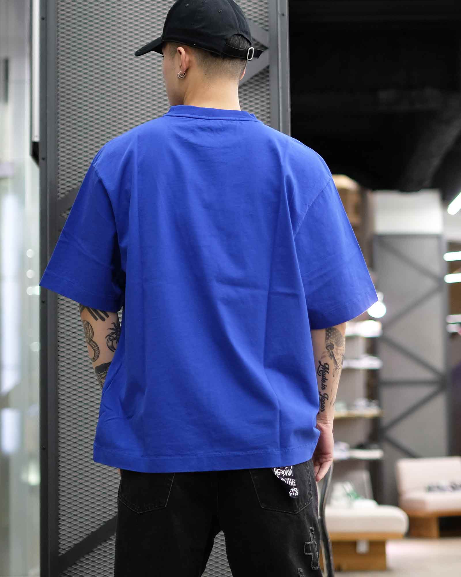 オフホワイト/OFF STAMP SKATE S/S TEE/Tシャツ/DARK BLUE WHITE