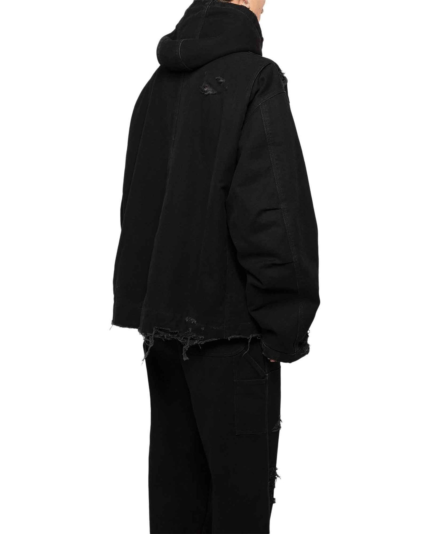 カミヤ/BORO DUCK BLOUSON/G13BL024/ボロ ダックブルゾン/BLACK