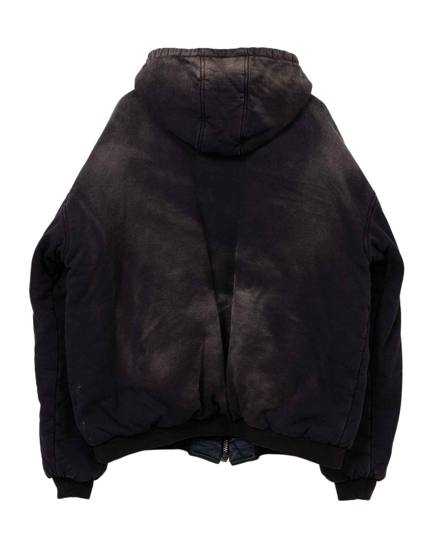 カミヤ/REVERSIBLE HOODIED BLOUSON/G13HD022/リバーシブルブルゾン/BLACK