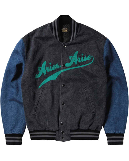 アリーズ/AR70303/VARSITY DENIM JACKET/デニムジャケット/MULTI