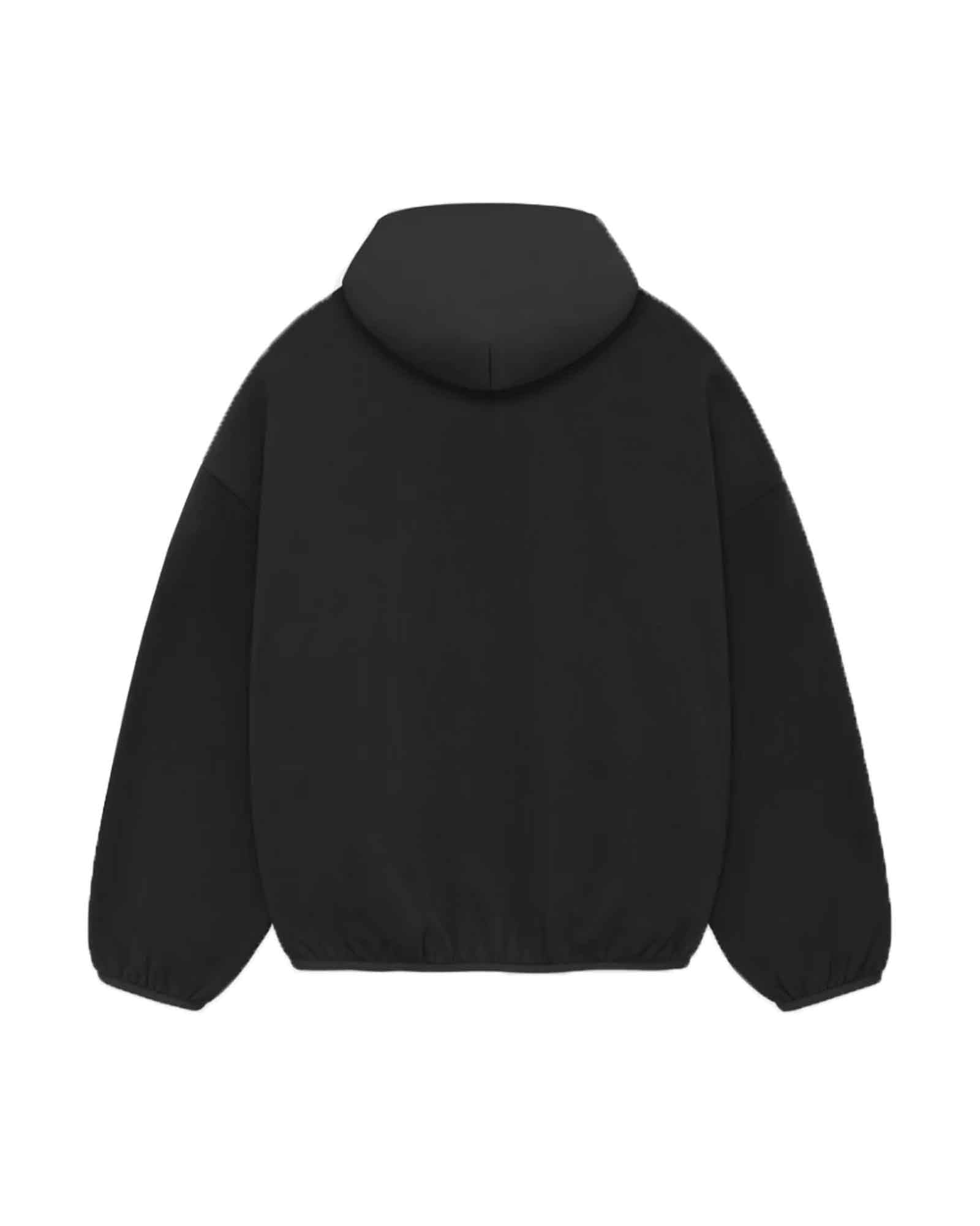 エッセンシャルズ/NYLON FLEECE HOODIE/202SU244310F/プルオーバーパーカー/BLACK