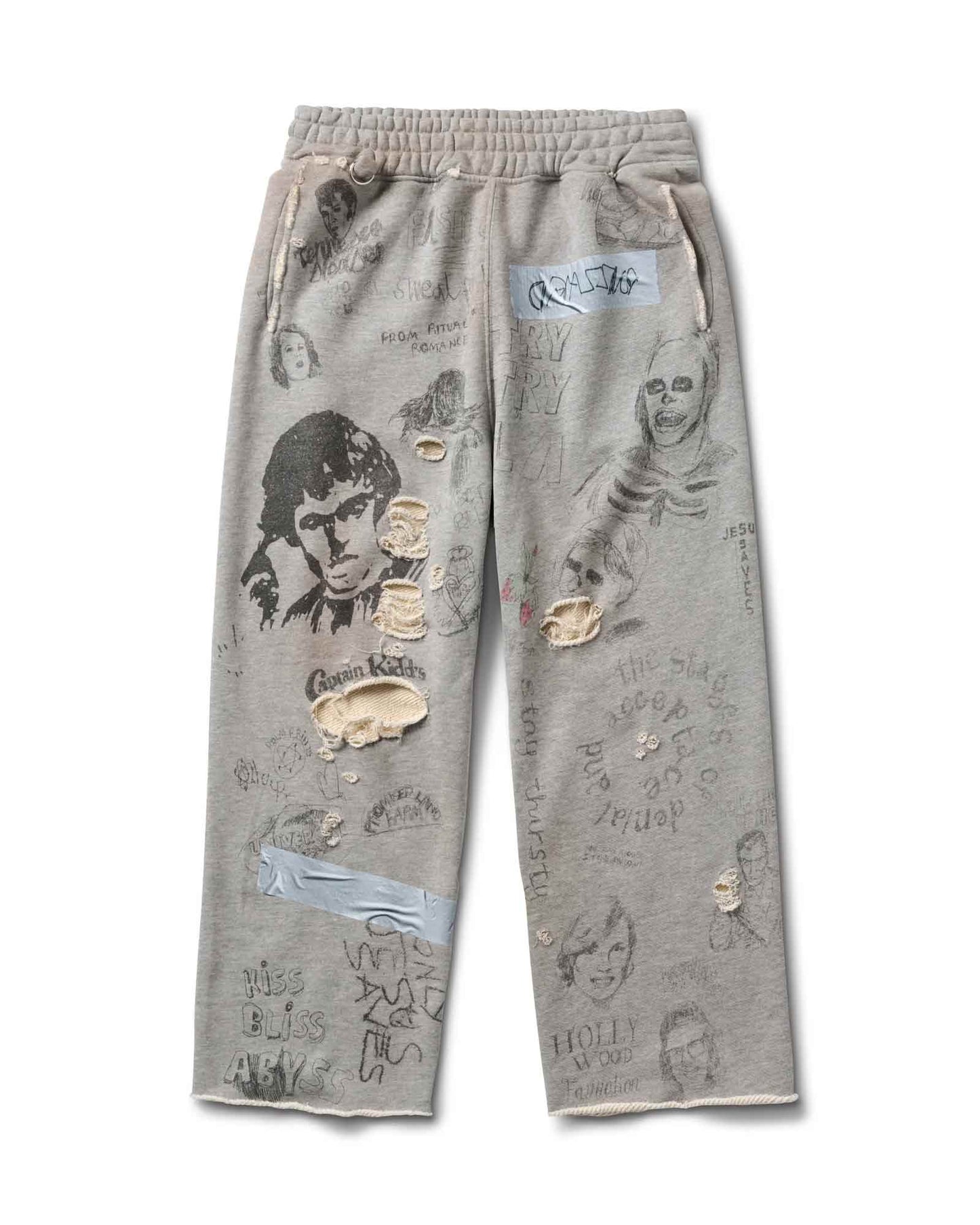 パリーハリウッド/FASHION SWEATPANTS/5U002Q3006-HTR/スウェットパンツ/HEATHER GREY