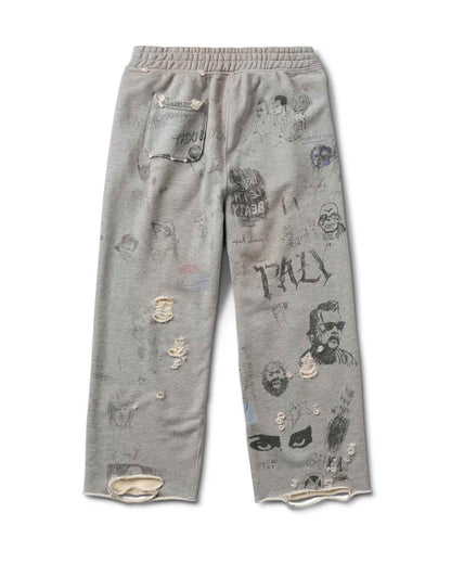 パリーハリウッド/FASHION SWEATPANTS/5U002Q3006-HTR/スウェットパンツ/HEATHER GREY