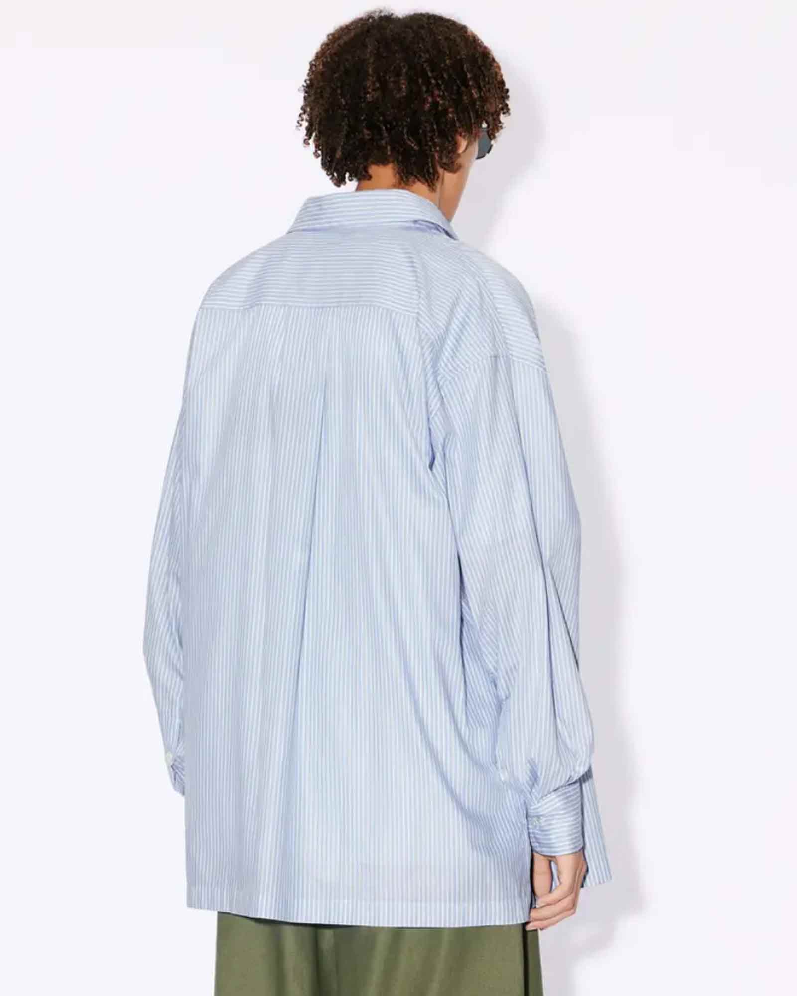 ケンゾー/KENZO ARCHIVE LOGO OV SHIRT/シャツ/Sky Blue