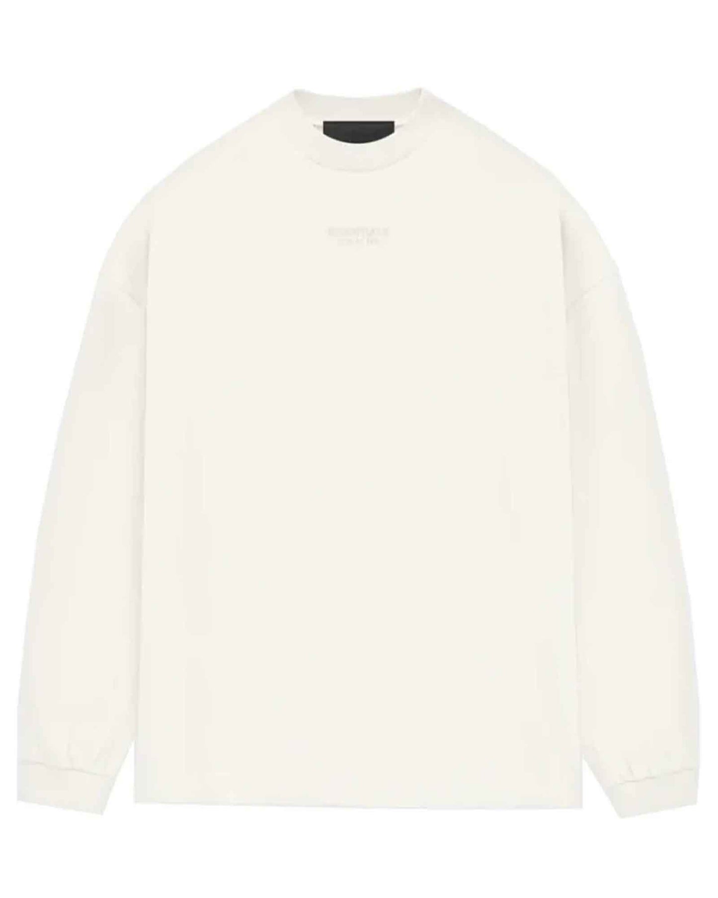 ESSENTIALS LS TEE/125BT232011F/Long T-shirt/CLOUD DANCER