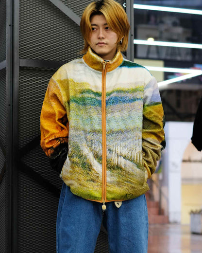 ラスベート/MEN SCENARIO TWO FLEECE JACKET WOVEN/ジャケット/Multi