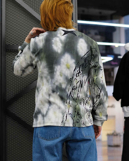 ラスベート/MEN KYLER KISS LONG SLEEVE TEE SHIRT KNIT/ロンT/Print