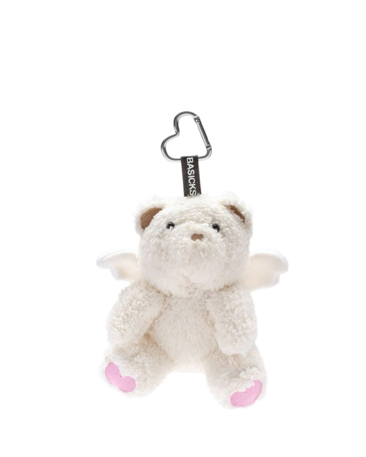 ベーシックス/"TEN KUMA" charm/キーホルダー/WHITE