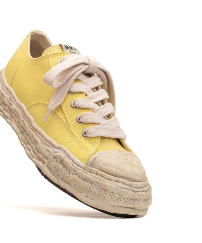 ミハラヤスヒロ / PETERSON 23 / original sole garment dyed canvas Low-Top sneaker/A14FW726 /ピーターソン / YELLOW