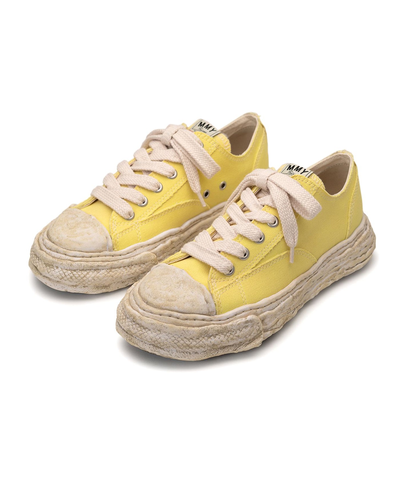 ミハラヤスヒロ / PETERSON 23 / original sole garment dyed canvas Low-Top sneaker/A14FW726 /ピーターソン / YELLOW