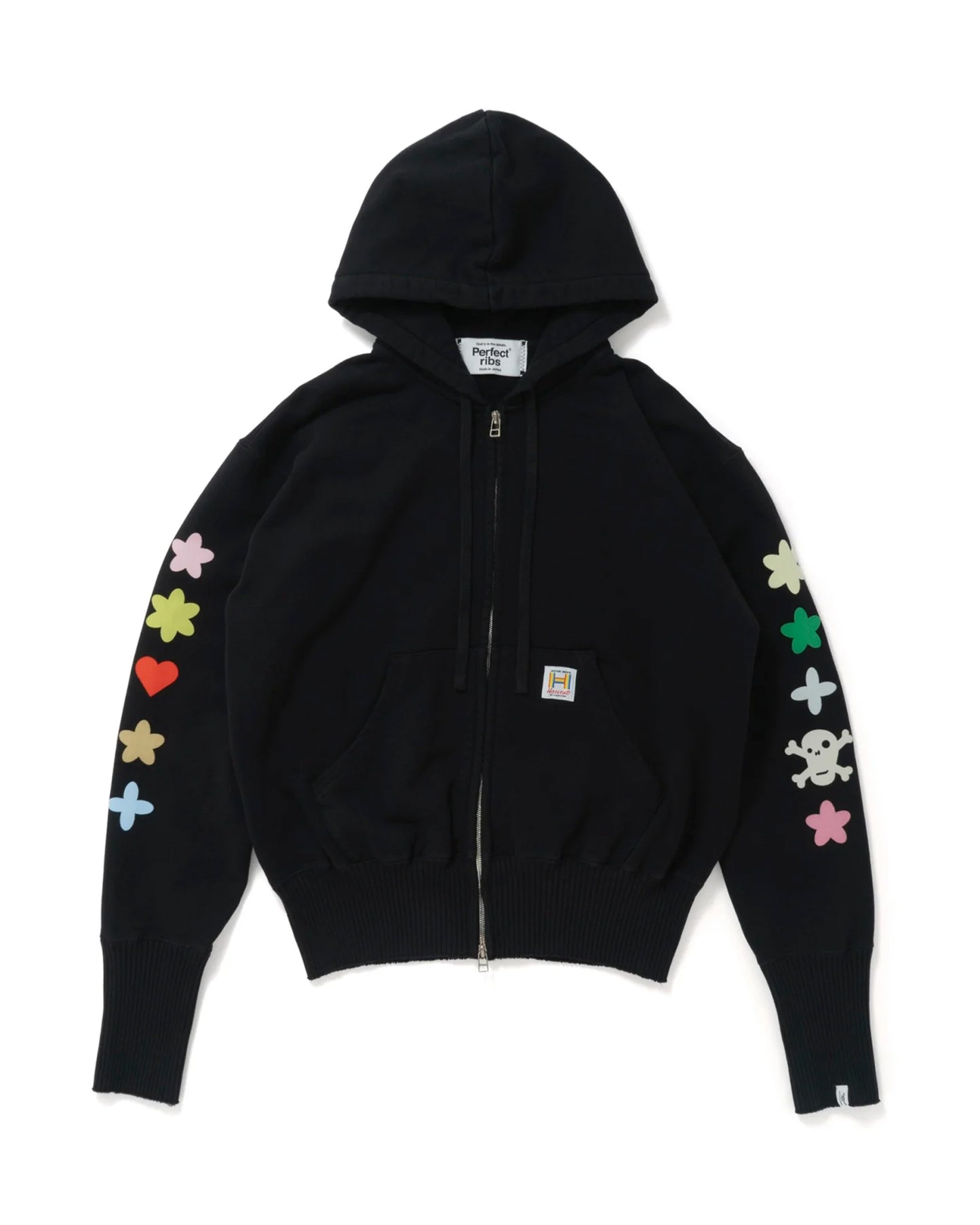 Zip Hoodie / BLACK