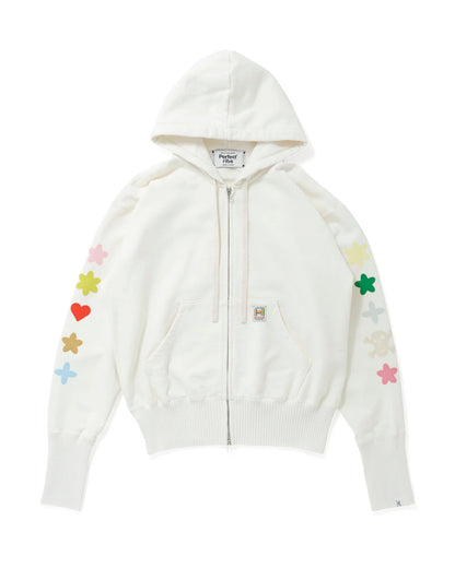 Zip Hoodie / WHITE