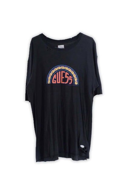 アルケミスト/GUESS BLACK TEE SHIRT/Tシャツ/Black