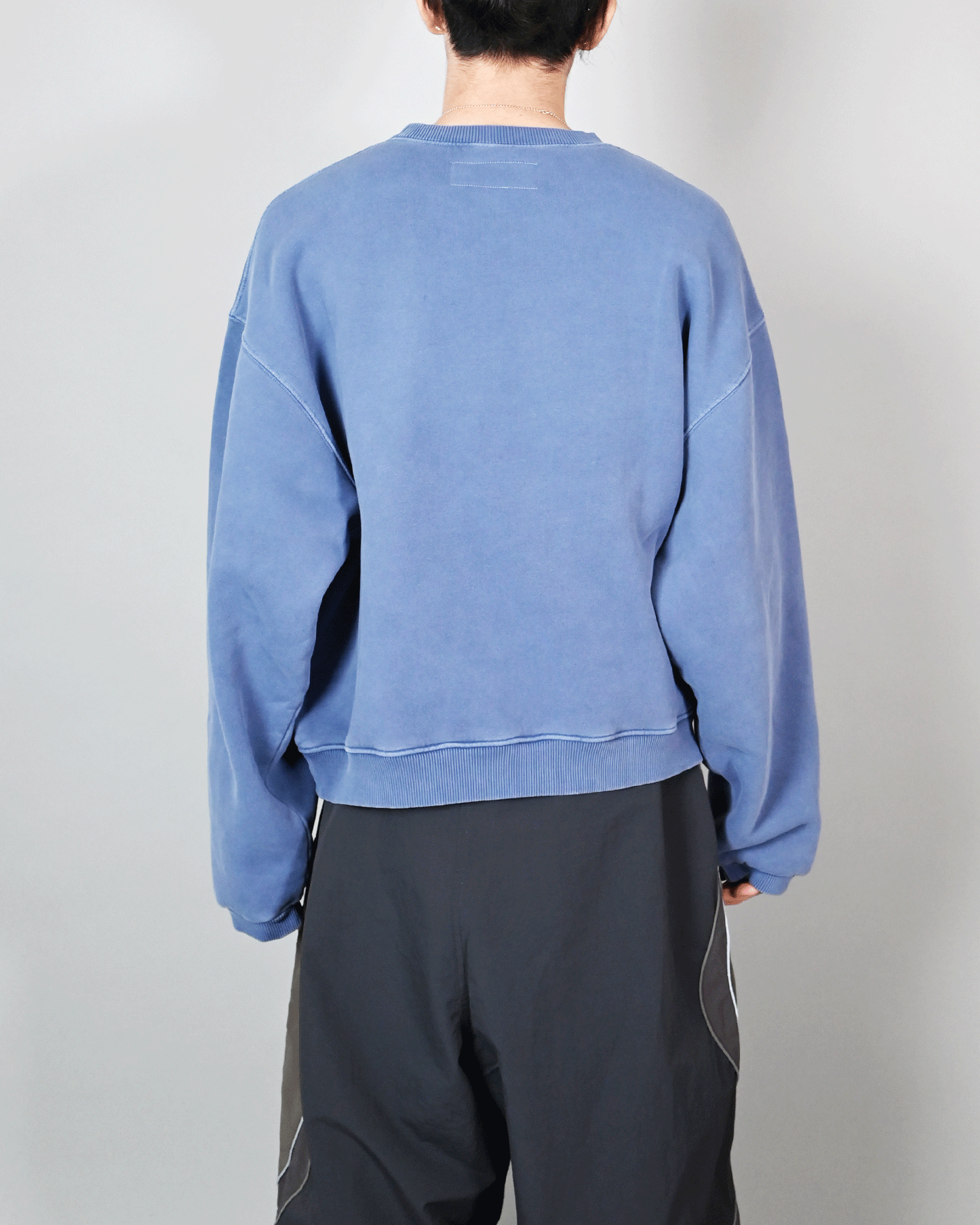 イーアールエル/UNISEX ERL SCRIPT CREWNECK KNIT/ERL10T027/クルーネック/Blue