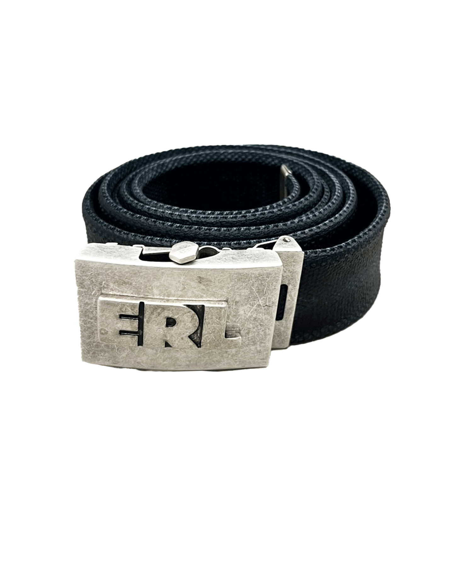 イーアールエル/UNISEX WEBBING BELT WOVEN/ERL10K030/ベルト/BLACK