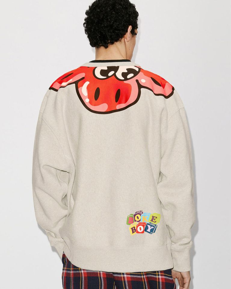 KENZO】BOKE BOY OVERSIZE 白 sizeMファッション - トップス