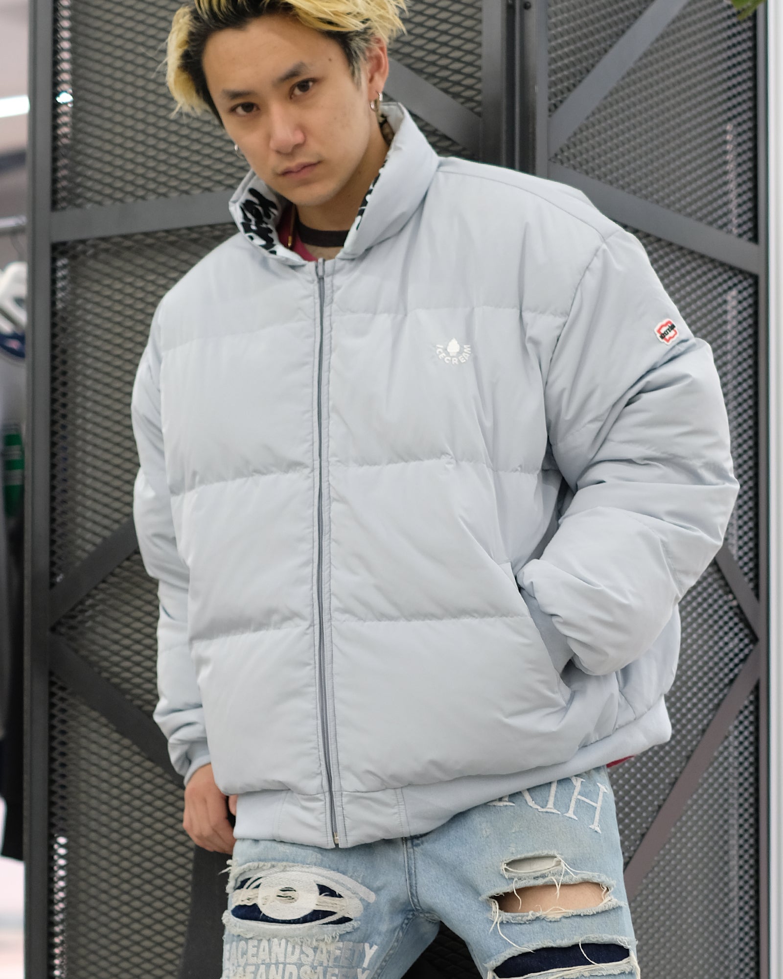 【ネット】気まぐれ値下げ18AW REVERSIBLE DOWN BLOUSON ダウンジャケット