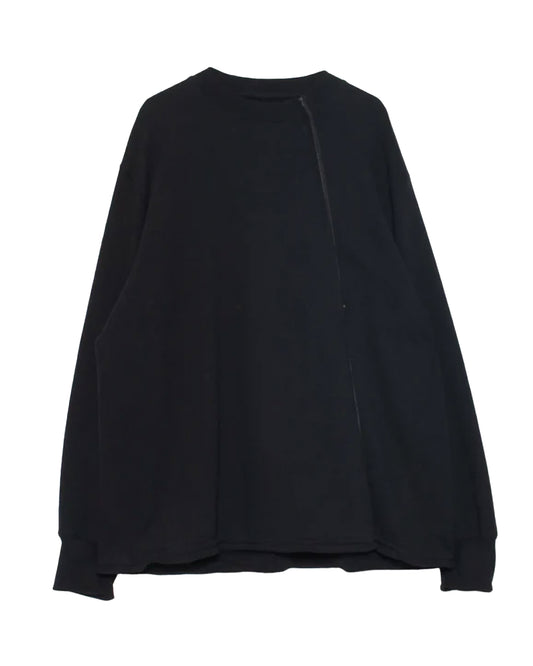 タム/∠13° SLIT SWEATSHIRT/スウェット/BLACK