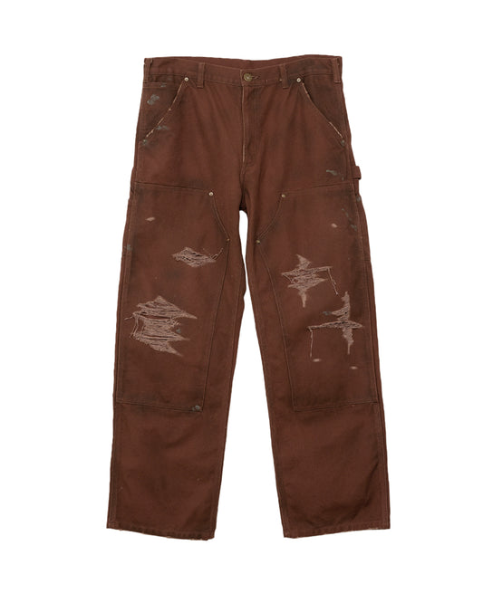 カミヤ/BORO Duck Painter Pants/G11PT026/ボロペインターパンツ/Brown