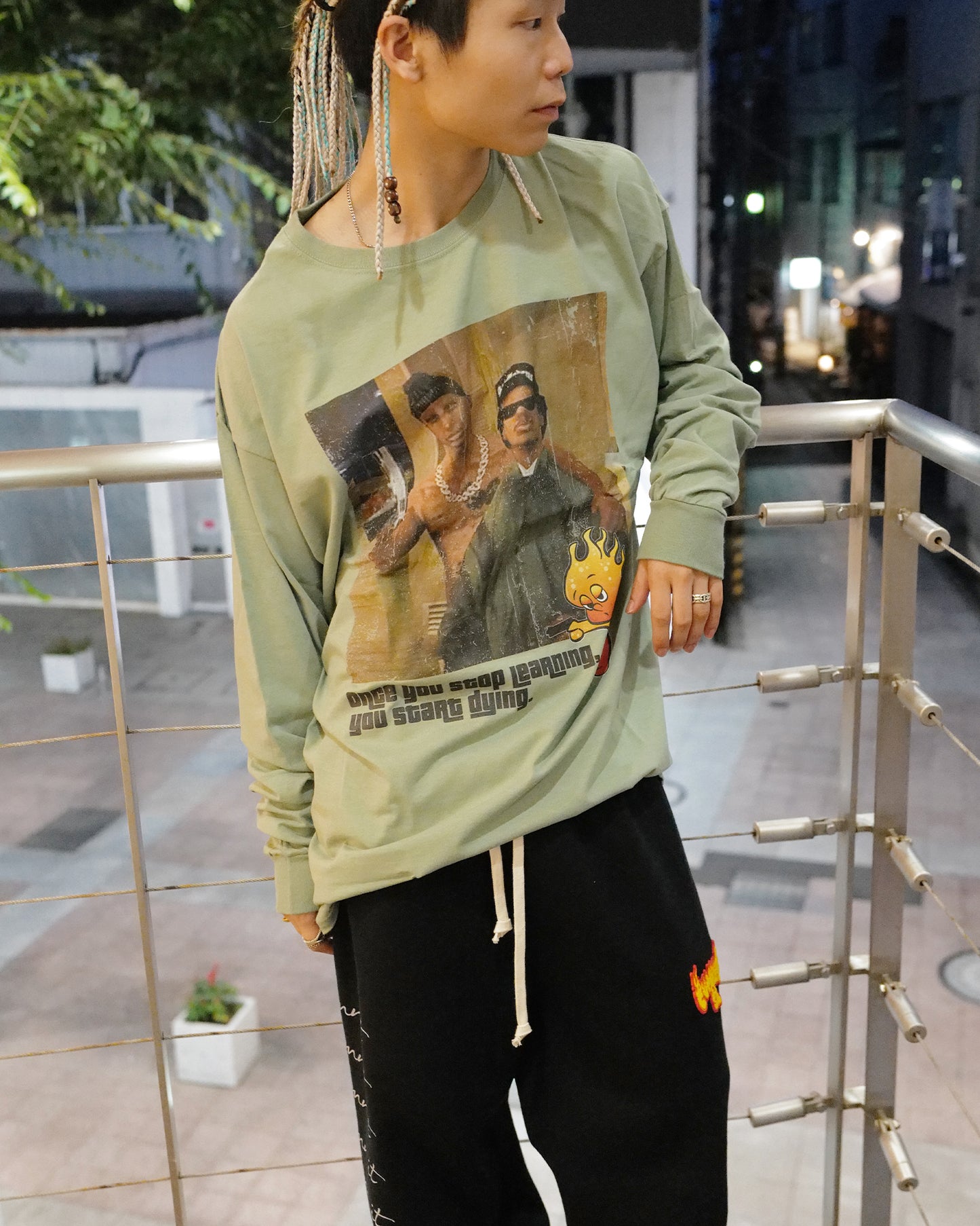 カタリストSB/ | Guns Longsleeve Tee/ロンT/Green