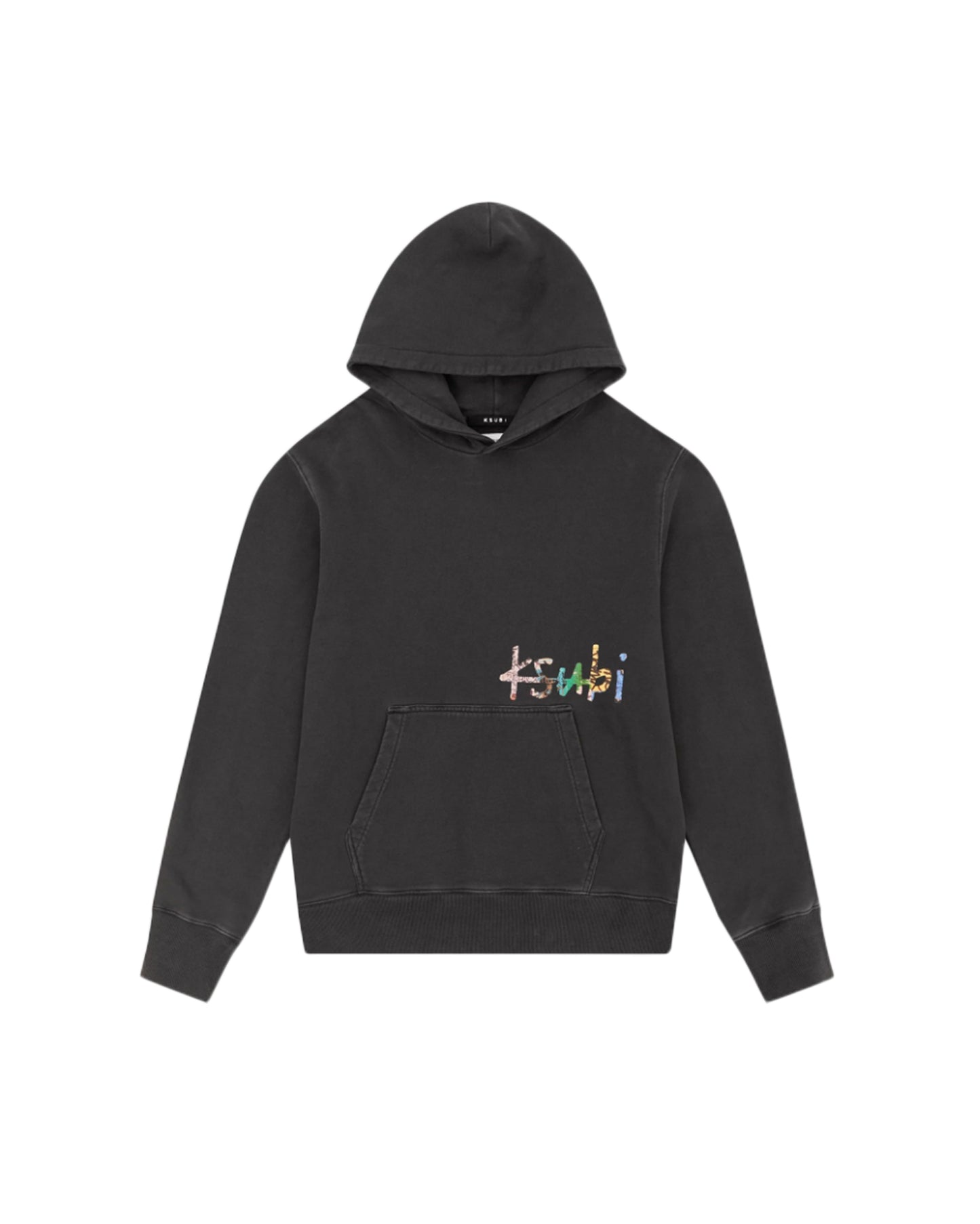 スビ/Knitted kulture kash hoodie/プルオーバーパーカー/Black