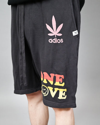 (ONE LOVE)Sweat Short Pants /Vintage Black