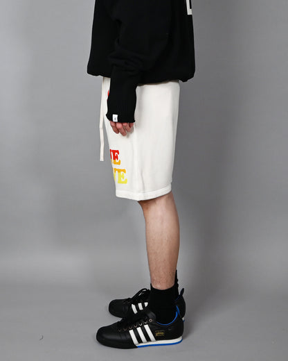 (ONE LOVE)Sweat Short Pants / Off White